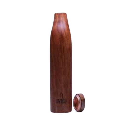 Easy To Carry Wooden Copper Bottle