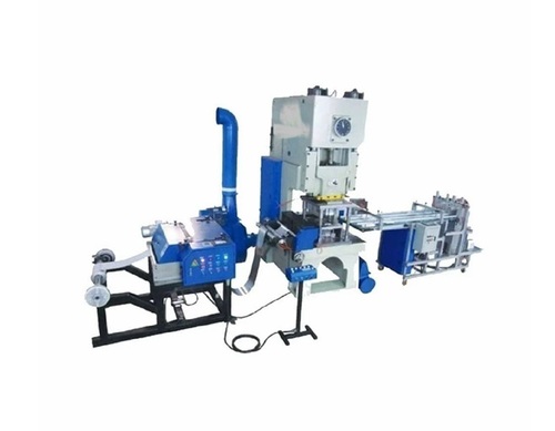 50 Pieces Per Minute Double Cavity Aluminium Foil Container Making Machine - Color: Grey