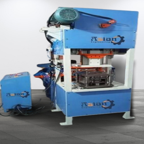 Silver Foil Container Making Machine 3-Phase - Color: Blue