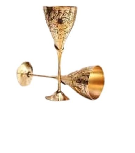 Brass Wine Glasses Set