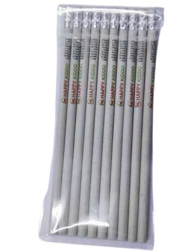 Easy To Sharp And Fine Finished Paper Pencil (Packet OF 10) - Wooden , Eco Friendly, Smooth Hand Writing , Natural Wood Material , Black Color