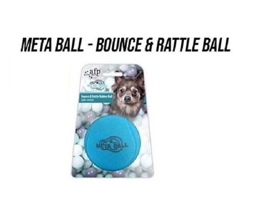 Durable Pet Friendly Meta Ball Bounce and Rattle Ball Pet Toy