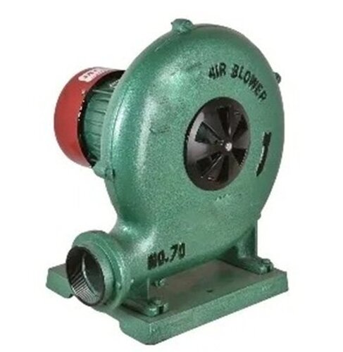 Air Blower - 3 KVA Capacity, Single Phase Electric Blower | Industrial Application, 220V Voltage, Green Mild Steel Material