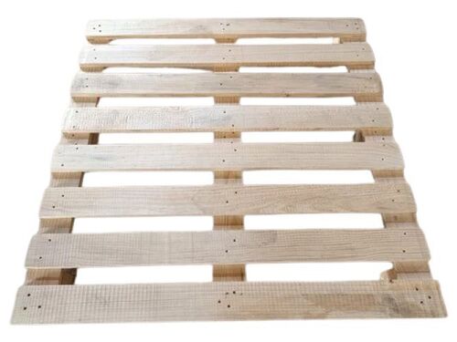 Fumigated Pine Wood Pallet - Loadable 800-1200mm, Brown Color | Durable Double-Faced Design, 500kg Capacity, Premium Quality