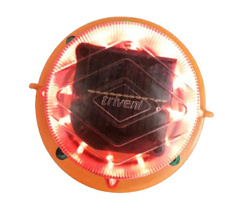Fishermen Solar Buoy Light - PP Plastic, 200x360mm | Red, 48-Hour Battery Backup, Inbuilt Daylight Sensor, Manual Switch