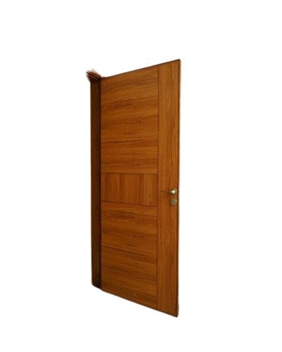 Flush Doors - Solid Wood Mahogany, Standard Size , High Strength Water and Weather Resistant, Modern Entry Design, Easy to Install and Operate, Left Lock Handle Position
