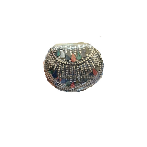 Handcrafted Mother of Pearl Clutch Bag - Egg Shape, Standard Size, Customized Color | Unique Design, Spacious Interior, Elegant Evening Accessory