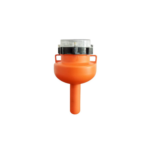 Solar Buoy Navigation Light - IP67 Waterproof, 200mm Diameter x 360mm Height | 360-Degree LED Indication, 1.2V Battery Backup, Daylight Sensor, Multiple Color Options
