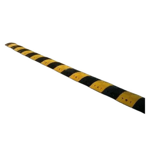 Floor Mounted Rectangular Crack Resistant Plastic Road Speed Breakers for Traffic Safety