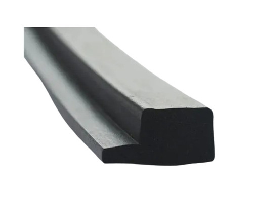 Sponge Rubber Strips - Color: Black