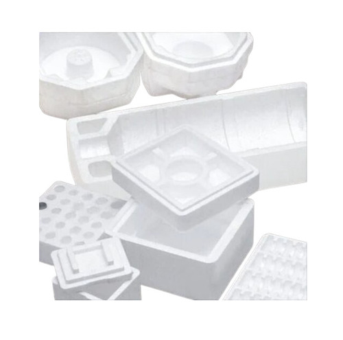 Light Weighted Rectangle Shaped Plain White EPS Thermocole Box