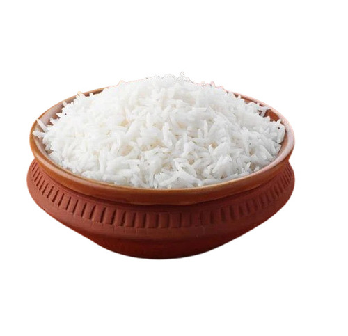 White Basmati Rice - Long Grain, Premium Quality | Highly Nutrient-Enriched, Gluten-Free, Hygienically Packed, Easy to Digest