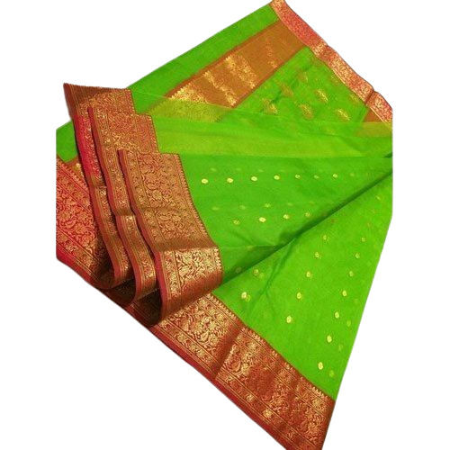 Party Wear Saree - Color: Green