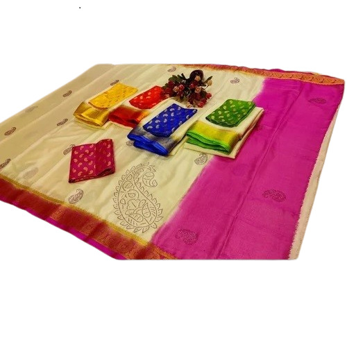 Ladies Chiffon Saree - Pattern: Printed