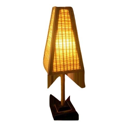 Bamboo Triangle Mat Table Top Lamp