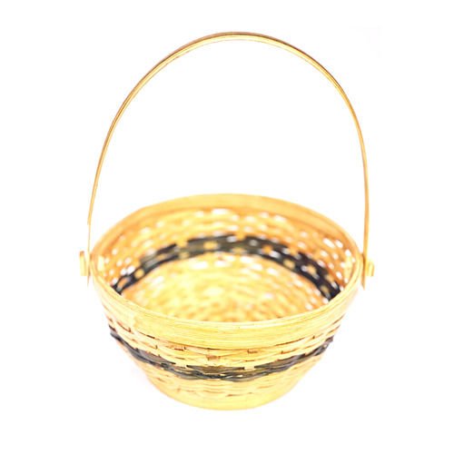 Stylish Natural Bamboo Eco Grocery Basket