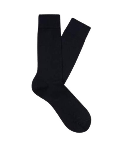 Cotton Socks - Standard Size, Black Color | Lightweight, Breathable, High Elasticity, Anti-UV, Anti-Wrinkle, Washable
