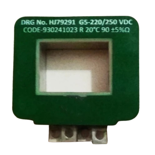 Epoxy Insulated Copper Tripping Coil - 24V/110V/220V AC Power Source, Industrial Grade, Black/Silver/White