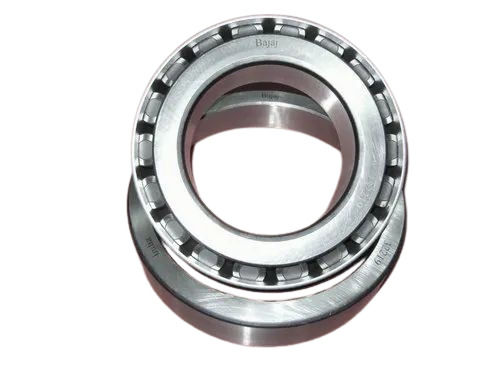 Taper Roller Bearing - Metal, Standard Size, Silver Color | Durable, Double Row, Angular Contact, Flanged Bushes, Perfect Finishing