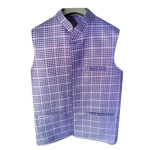 Nehru Tweed Jacket - Tweed Pattern, All Sizes, All Colors | Breathable, Dry Cleanable, No Fade, Sleeveless Design