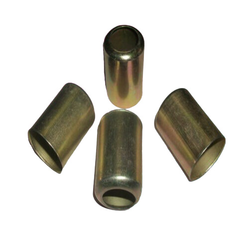 Sheet Metal LPG Hose Cap - Mild Steel, 22x1.5 mm, Gold Color, Round Head, Corrosion Proof, Polished Finish, 16mm Thickness | High Water Content Liquid Usage