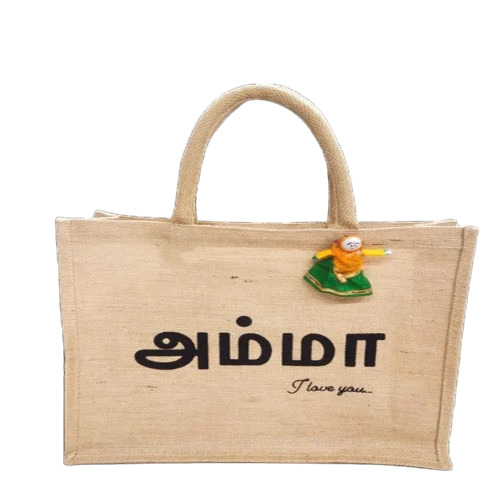 Assorted jute, canvas Designer Jute Bag