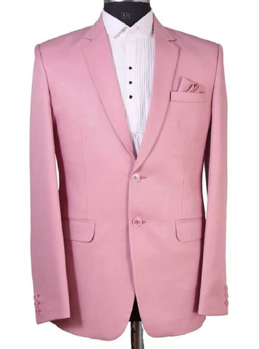 Pink Cotton Blazer - Color: All