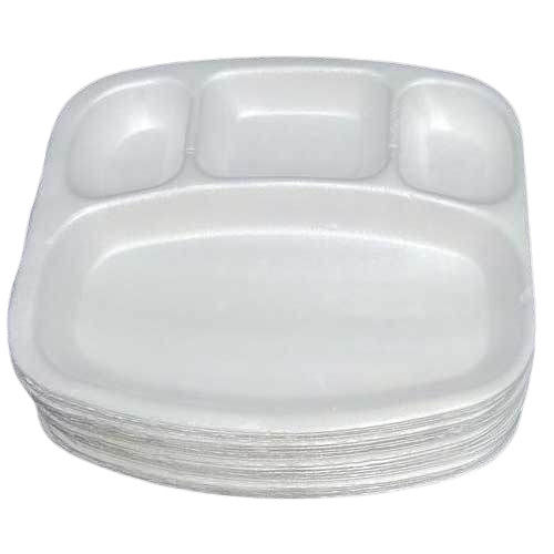 Eco Friendly Disposable Plain White Plates