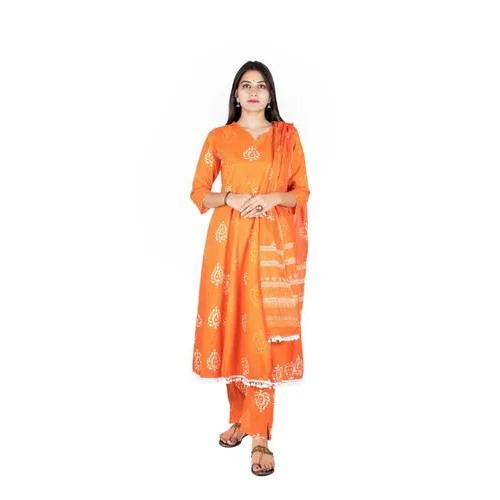 Palazzo Suit - Color: Orange