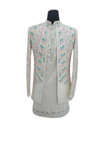 Full Sleeves Comfortable Wedding Indo Western Sherwani