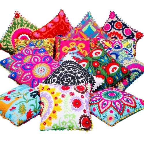 Multicolor Designer Cushion Cover