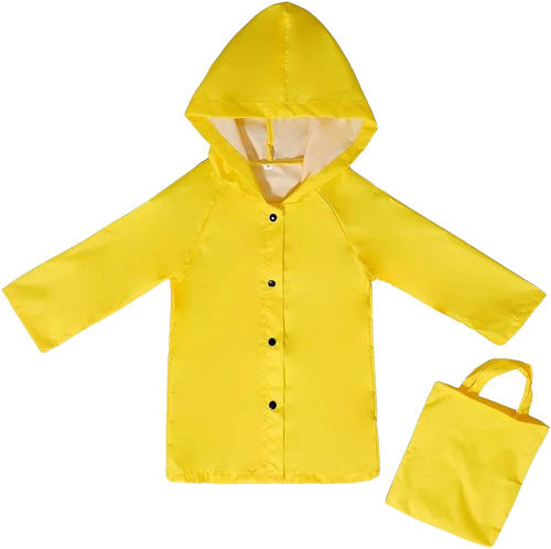 Yellow Waterproof Kids Raincoat