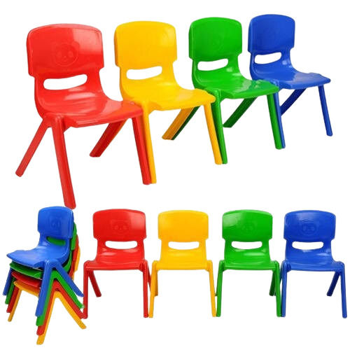 Multicolor Kids School Chair