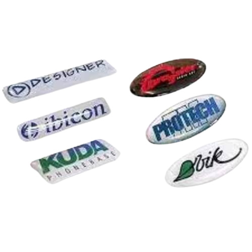 PVC Dome Sticker - New Durability, Multicolor Customizable Shape | Perfect Finishing, Solvent Adhesive