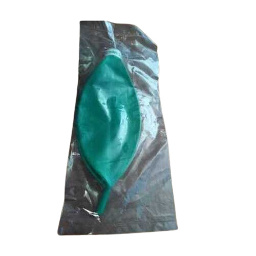 Rebreathing Bag - Rubber Material, Portable Green Design | Durable and Flexible, Reliable Oxygen Delivery, Clear Volume Markings, Latex-Free, Hospital Use