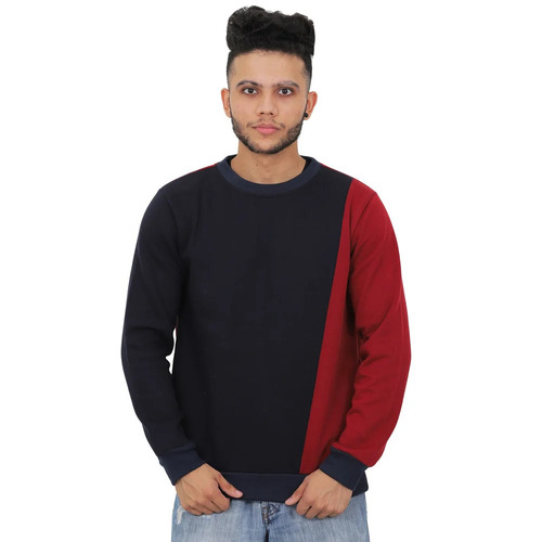Mens Causal Wear Cotton Sweatshirt - Color: Multi Color
