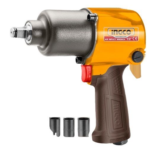 Twin Hammer Mechanism Ingco AIW12562 Air Impact Wrench