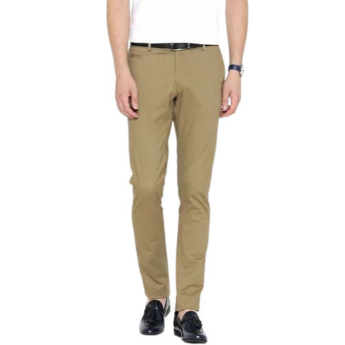 Men Cotton Flat Trousers 