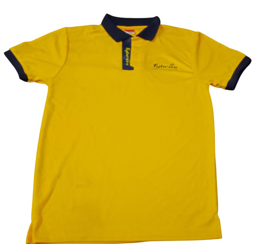 Customized Collar T Shirt - Fabric-Polyester, Size-All Sizes, Color-Yellow, Printed Pattern, Half Sleeves, Casual Wear