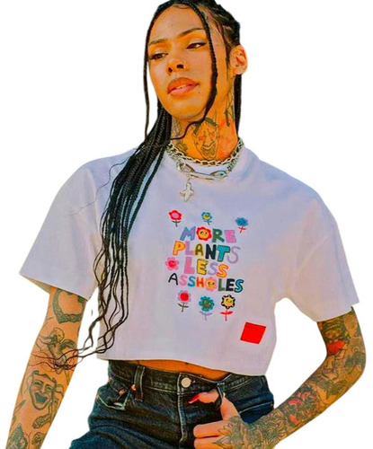Women Printed Cotton Crop T-Shirts - All Sizes Fit Regular Fit, O-Neck, Short Sleeves in 35 Colors
