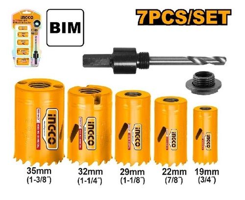 Ingco Akh0071 Bi-metal Hole Saw Set