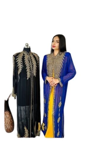 Stone Work And Comfortable Luxury Embroidered Kaftans