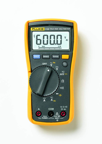 Fluke 115 True Rms Handheld Digital Multimeter - Color: Yellow