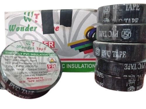 PVC Insulation Tape - Durable, Fine Finish | 10-20 Meter Length, Hot Melt Adhesive, Versatile Masking, Single-Sided, Available in All Colors