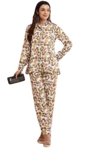 Shrink Resistant And High Grade Ladies Cotton Night Suit