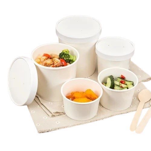 White Paper Food Container