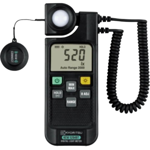 Handheld Digital Light Meter Kew-5204Bt - Color: Black