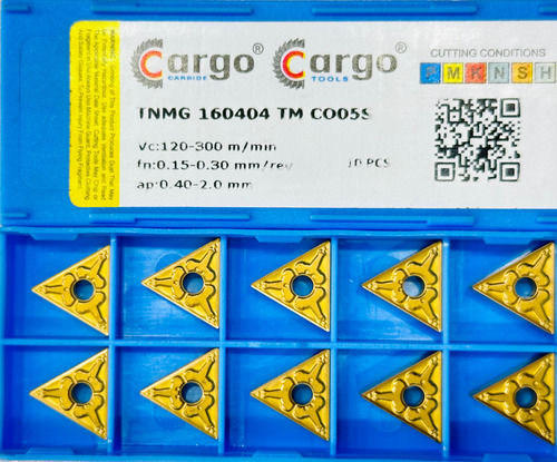 Polished Finish Corrosion Resistant Metal Body Triangle Shape TNMG Tungsten Carbide Inserts