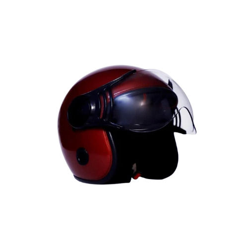 Shield Pro Half Glass Open Face Scooty Helmet