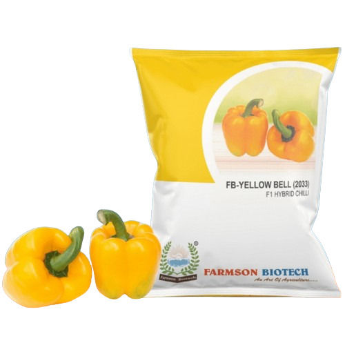 Fb-Yellow Bell (2033) F1 Hybrid Sweet Pepper Seeds